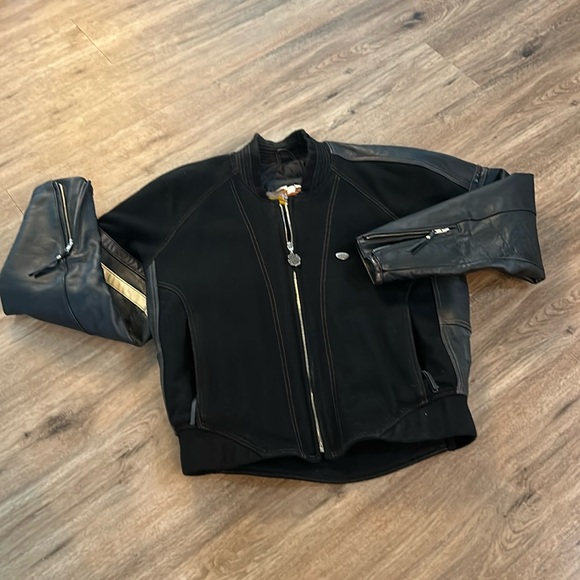 HARLEY-DAVIDSON Leather/Wool jacket - Picture 3 of 10